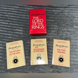 The Lord of the Rings, Boxed Trilogy / 1965 Houghton Mifflin 1/1/1 Box Set.